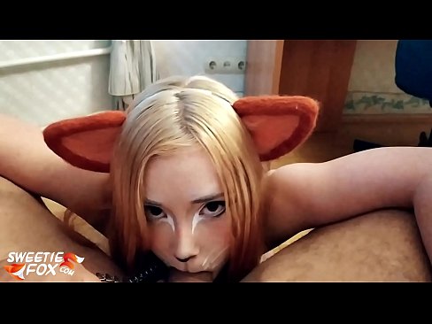 ❤️ Kitsune yutmak çük ve boşalmak içinde ona ağız ️ Anal porno bizde ❌️❤